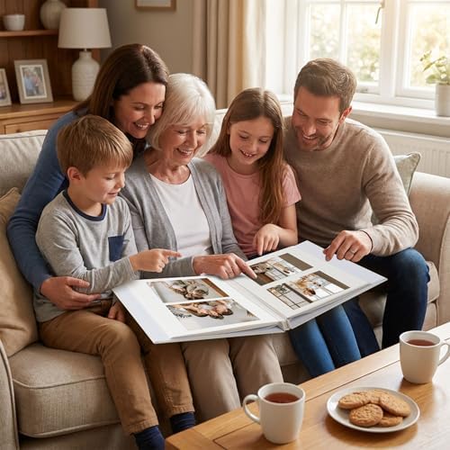 Vienrose Family Self Adhesive Photo Album 13.2x12.8 40 Pages - Image 5