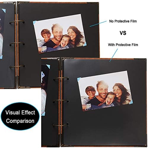 30 Sheets 9.84 x 10.24" Clear Insert Page Protectors Film - Exclusive Customized (NOT Pocket Non-adhesive) Acid Free Flexible Photo Sheet Divider, ONLY match ADVcer 10x10 Photo Album Scrapbooks - Image 5