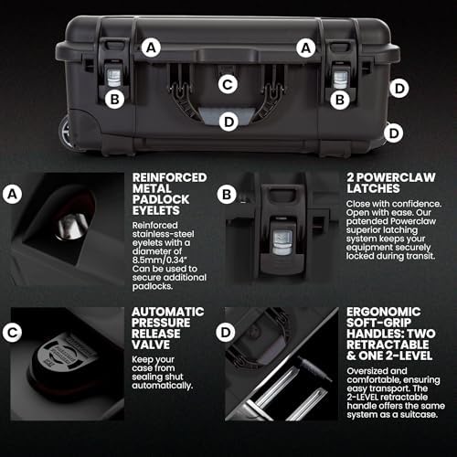 NANUK 935 Pro Photo Kit Camera Case, Waterproof Wheeled Hard Case, Carry-On - Image 5