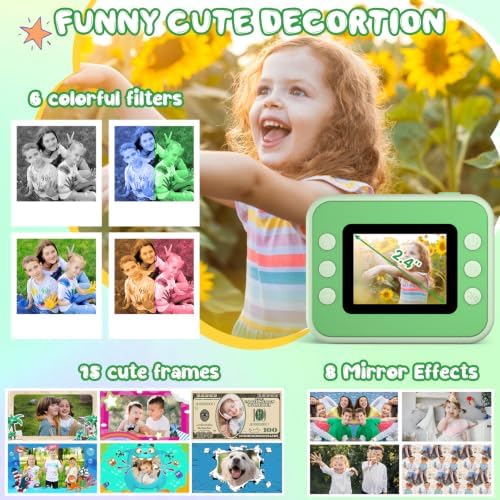 Kids Camera Instant Print, Christmas Birthday Gifts for Girls and Boys - Image 4