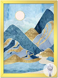 Gold 8x11 Picture Frame, Lightweight Sturdy Gallery Wall Decor by KEEPBEINGBEST
