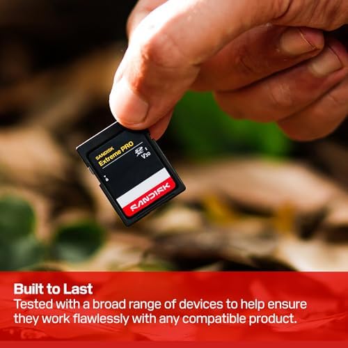 SANDISK 512GB Extreme PRO SD UHS-I Card - Up to 250MB/s Read Speed and 170MB/s Write Speed, 4K UHD, Full HD, U3, and V30 - SDSDXXJ-512G-GSCIN - Image 7