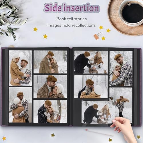 Popotop 4x6 Photo Album 600 Pictures, Linen Hardcover, Reinforced Spine - Image 5