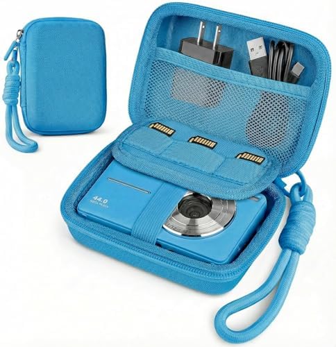 Digital Camera Case for Kodak PIXPRO FZ55/FZ45/CAMKORY, Sky Blue by Roseliya
