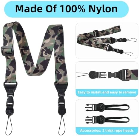 Adjustable Shoulder Strap, iPad Strap Nylon Neck Lanyard - Image 4