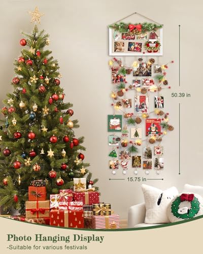 Bikoney Large Collage Picture Frame with Bulletin Board Photo Display - Image 5
