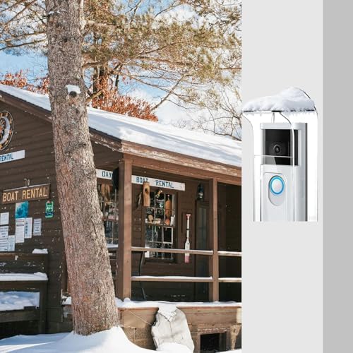 Transparent Plastic Doorbell Rain Cover Compatible with Ring, Blink, Eufy - Image 5