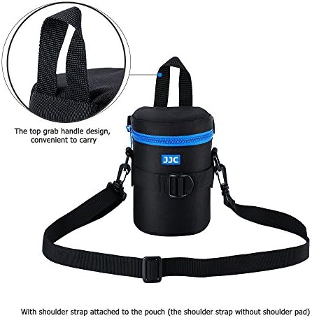 JJC Deluxe Lens Case Pouch Bag for Camera Lens Below 3.1" x 5.3"(D x L) - Image 6