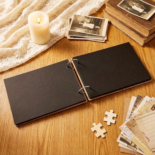 Cinnvoice Our First Year Scrapbook, 1-Year Down Photo Album for Couples Handmade DIY Memory Notebook Family Photo Album for Couples Husband Wife Memory Book(Our First Year-white) - Image 4