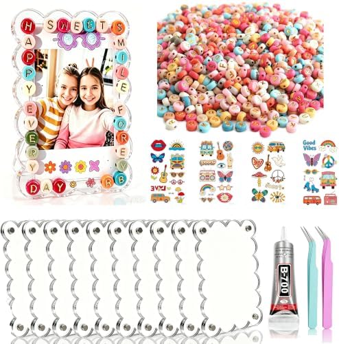 10 Sets 2.36 x 3.54 Inch Clear DIY Acrylic Magnetic Frame Craft Kit by Unknown