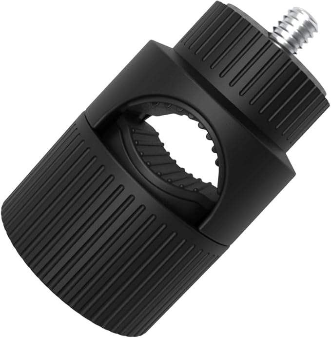 Plastics Round Tube Clamp with 1/4 Inch Screw for Camera Phone Mount Tripods Stand 12mm to 23mm Diameter Plastics Pipe Clamp Base - Image 8