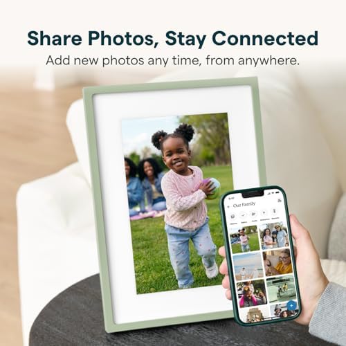Skylight Digital Picture Frame 2 – 10" Full HD Touchscreen, Classic Green - Image 2