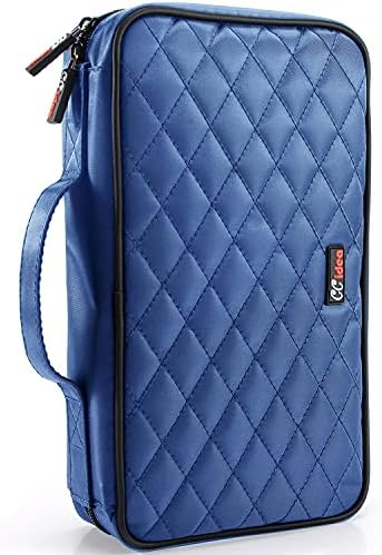 CCidea 96 Capacity CD/DVD Case Holder Portable Wallet Disc Storage Binder for Car, Home, Travel (96-Blue) Specials by CCidea