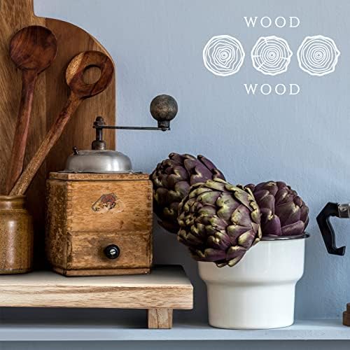 Nuogo Wood Pedestal Riser Stand for Kitchen Soap Tray,9 X 6 Inch,Natural - Image 5