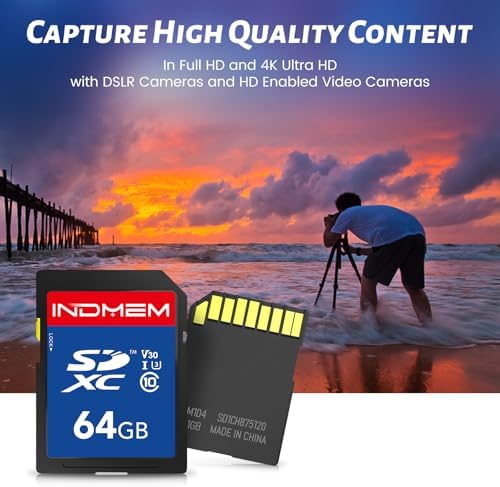 SD Card 64GB, 8-Pack UHS-I Class 10 MLC Flash Memory Card, High-Speed Secure Digital Cards for Cameras, Trail Camera DSLR, Action Cams - Reliable Storage - Image 4