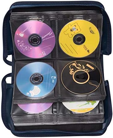 Capacity CD/DVD case Wallet, Storage,Holder,Booklet (128 Black) - Image 3