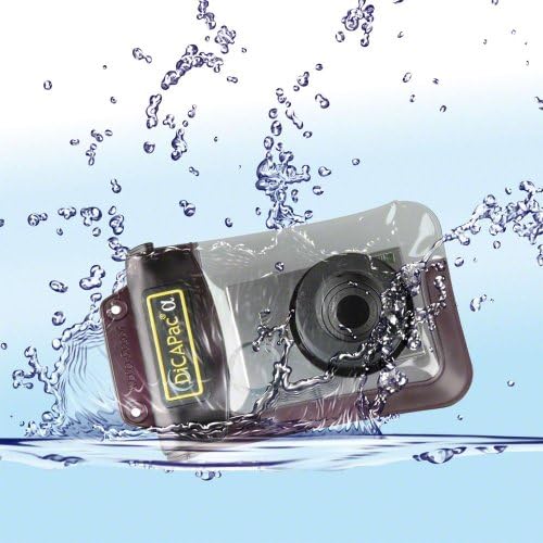 DicaPac WP310 160x105mm Medium Alfa Waterproof Digital Camera Case with Optical Lens -Clear by DiCAPac