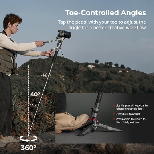 SmallRig 68.9"/ 175cm Carbon Fiber Video Monopod for Camera - Image 4