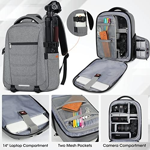 SDYSM Camera Bag Backpack Professional for DSLR SLR Mirrorless Camera - Image 2
