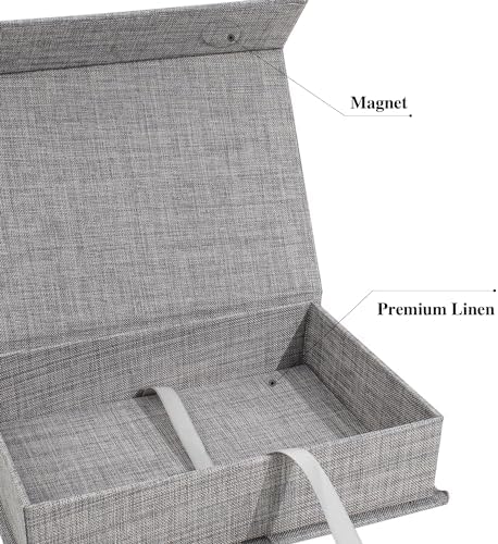Photo Storage Box 8x10, Memory Box - Grey - Image 6