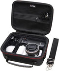 Camera Case Compatible with Sony Alpha ZV-E10 / ZV-1F / ZV-1 / ZV-1 II Vlog Camera with Shoulder Strap by LTGEM, Fits Vlogger Accessory Kit Tripod and Microphone, Black by LTGEM
