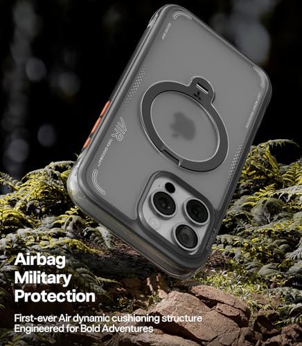 TORRAS Ostand Q3 Air for iPhone 16 Pro Max Case with Stand, Shockproof - Image 3