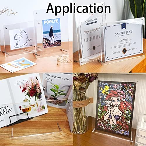 8.5 x 11 Acrylic Picture Frame 2Pack, Clear Certificate Frames - Image 5