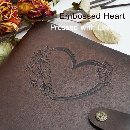 Photo Album 4x6 200 Pockets, Genuine Leather Photo Albums 200 Photos with Writing Space 30 Writing Paper, Family Wedding Travel Kids Graduation Ultrasound Baby Picture Album Scrapbook, Mother Gifts - Image 4