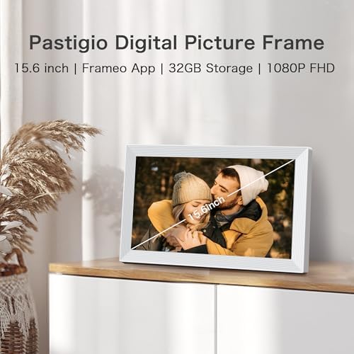 Digital Picture Frame WiFi, 15.6'' Frameo Digital Photo Frame Large Display - Image 2