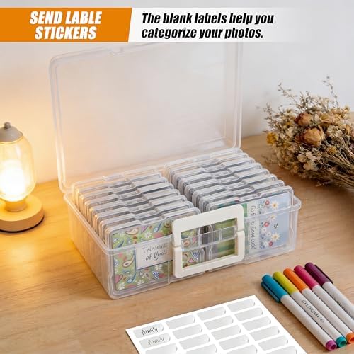 Plastic Photo Storage Box With 4×6 inch Photo Cases ,Photo Keeper - Image 5