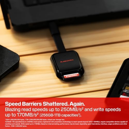 SANDISK 512GB Extreme PRO SD UHS-I Card - Up to 250MB/s Read Speed and 170MB/s Write Speed, 4K UHD, Full HD, U3, and V30 - SDSDXXJ-512G-GSCIN - Image 3