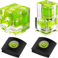 Anwenk Hot Shoe Level Camera Bubble Level Hot Shoe Spirit Level Hot Shoe Cover (Includes 3 Axis Bubble Level, 2 Axis Bubble Level and 1 Axis Hot Shoe Cover) Combo Pack by Anwenk