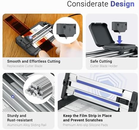 35mm 120 Film Cutter,Slide Negative Light Cutter Trimmer for 135mm 120 Film - Image 3