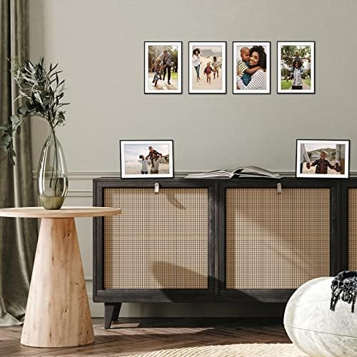 Americanflat 5x7 Picture Frame 6-Pack - Matted to 4x6 - Black - Image 6