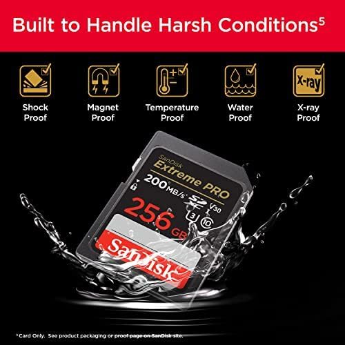 SANDISK 256GB Extreme PRO SDXC UHS-I Memory Card - C10, U3, V30, 4K UHD, SD Card - SDSDXXD-256G-GN4IN - Image 5