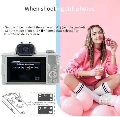 Remote Control for Canon Camera,Rechargeable Wireless Shutter Release - Image 6