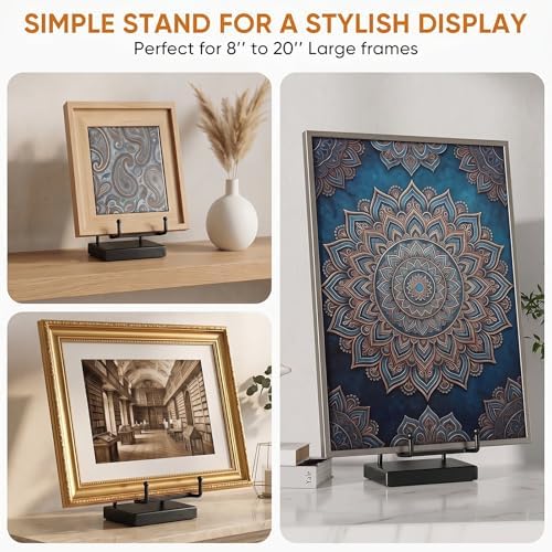 8'' Plate Stands for Display,Picture Frame Stand,No Assembly Required - Image 2