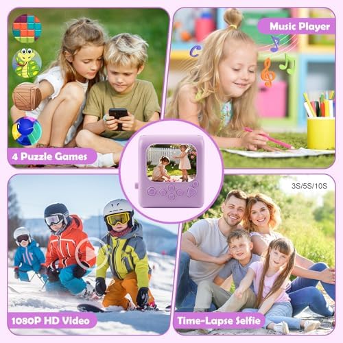 Kids Instant Print Camera for Ages 3-12, 1080P HD Camera with 32GB Card - Image 6