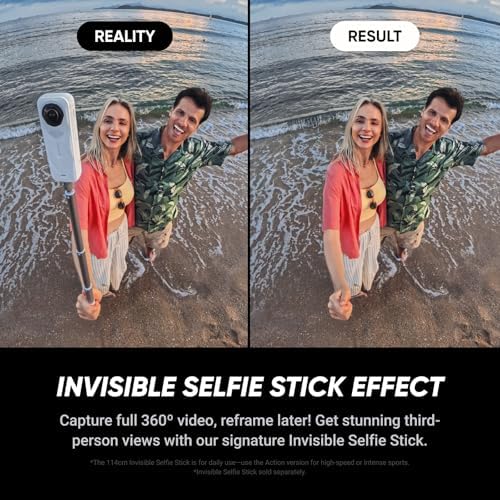 Insta360 X5 Starter Bundle Satin White - Waterproof 8K 360° Action Camera, Leading Low Light, Invisible Selfie Stick Effect, Rugged & Replaceable Lens, 3-Hour Battery, Clear Audio, Stabilization - Image 4