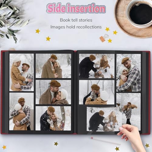 Popotop 4x6 Photo Album 600 Pictures, Linen Hardcover, Reinforced Spine - Image 5