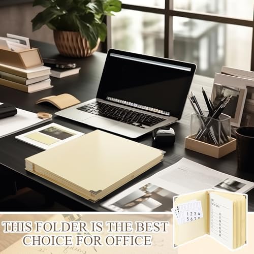 Marspark Important Document Organizer with Elastic Closure,Yellow - Image 6