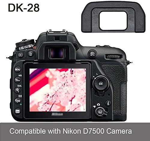 DK-28 Eyecup Eyepiece Viewfinder Compatible for Nikon D7500 Digital Camera (2 Pack) - Image 4