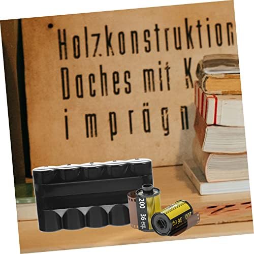 Black Plastic Film Storage Case for 5 Rolls Protective Cover - Image 7