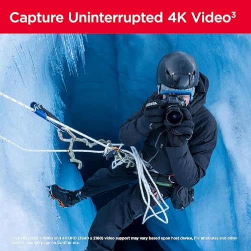 SANDISK 512GB Extreme PRO SDXC UHS-I Memory Card - C10, U3, V30, 4K UHD, SD Card - SDSDXXD-512G-GN4IN - Image 4