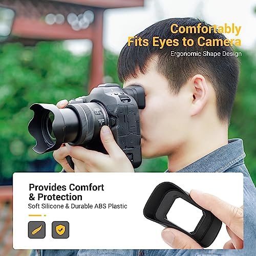 Kiwifotos ER-H Long Eyecup Eyepiece Viewfinder for Canon EOS R3 Camera - Image 4
