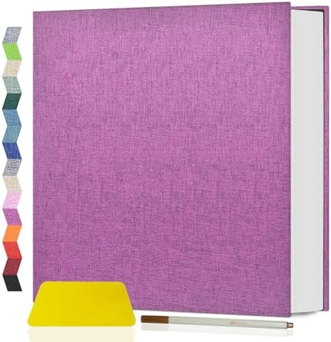 Popotop Photo Album Self Adhesive Scrapbook Album for 4x6 5x7 8x10 Pictures DIY Photo Book as Scrapbooking Supplies Kits, Birthday Gifts for Women Mom Wedding Baby Family Travel by Popotop