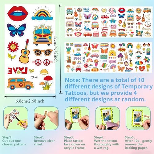 10 Sets Colorful DIY Acrylic Magnetic Picture Frame Craft Kit - Image 4