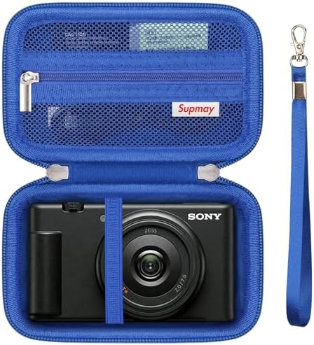 Hard Travel Case for Sony ZV-1, ZV-1F, ZV-1 II Digital Camera, Blue by Supmay