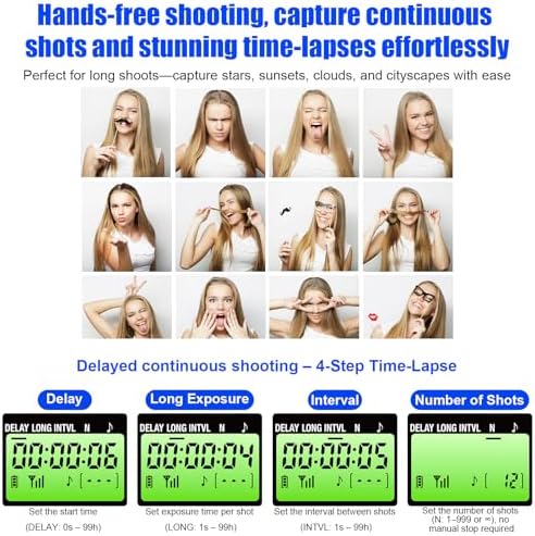 for Panasonic Camera Wireless Rechargeable Timer Shutter Release Remote - Image 5