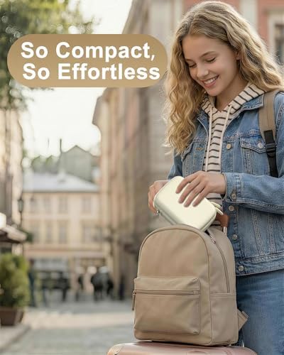 ProCase Digital Camera Case for KODAK Pixpro, Compact Travel Bag -Cream - Image 7